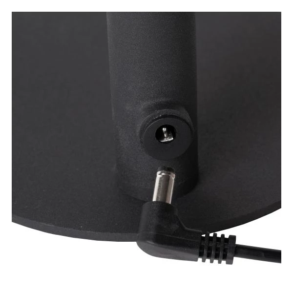 Lucide GILLY - Rechargeable Desk lamp - Battery pack - LED Dim. - 1x3W 2700K - Black - detail 3